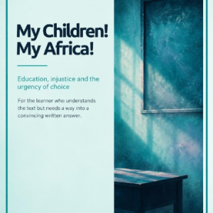 The Other Way In: My Children My Africa, Grade 12 study guide, redesigned cover with a matching border and soft coloured background